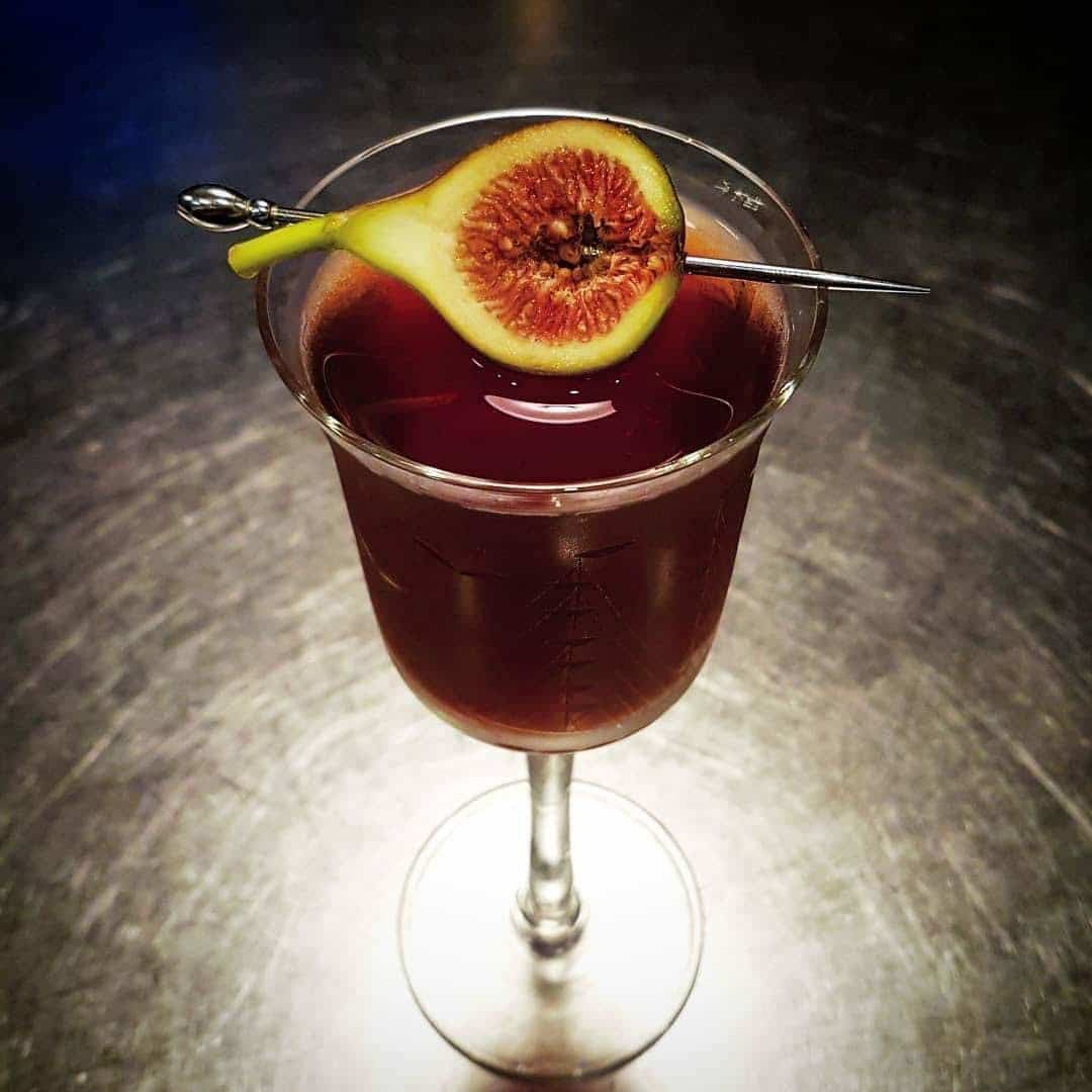 Bourbon Fig Manhattan