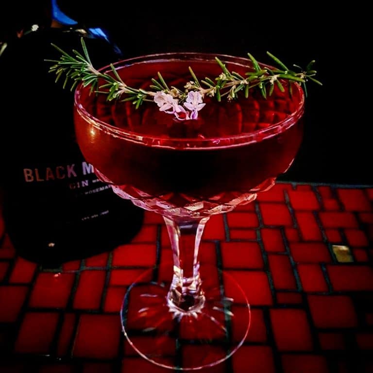 Smoked Rosemary Rubino Negroni