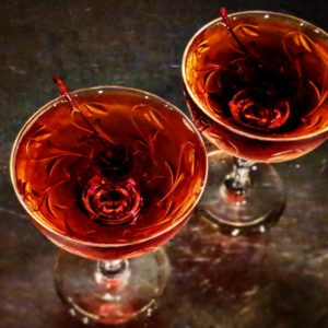 Irish Manhattan with a friend