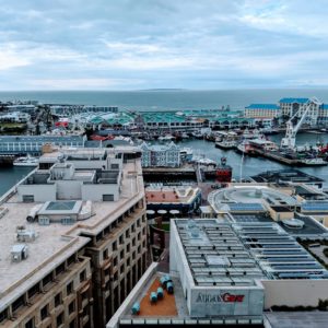 The Silo Hotel Rooftop View of Robben Island