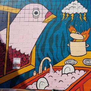 Vancouver Graffiti Pigeon