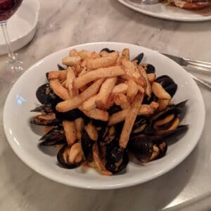 Homer Street Cafe & Bar Moules Frites