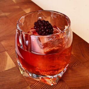 Blackberry Cognac Old Fashioned