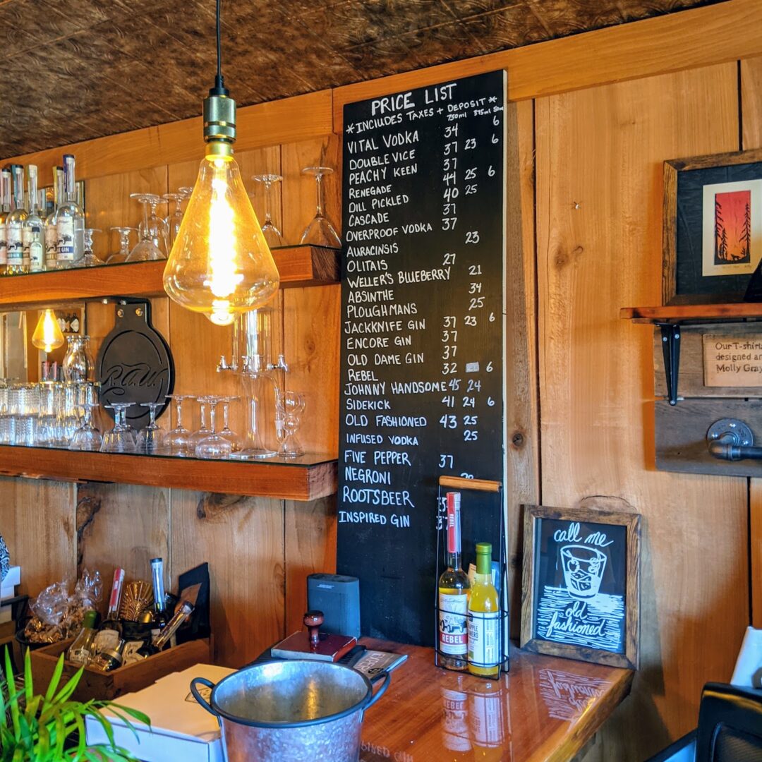 Roots and Wings Distillery Bar