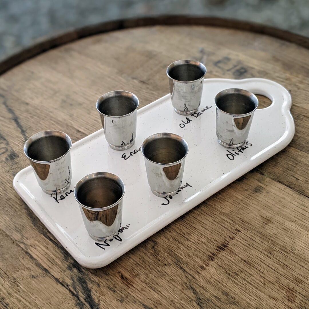 Roots and Wings Distillery Tasting Flight