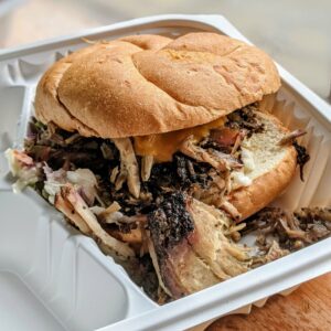 Rosie's BBQ Pulled Pork Sandwich