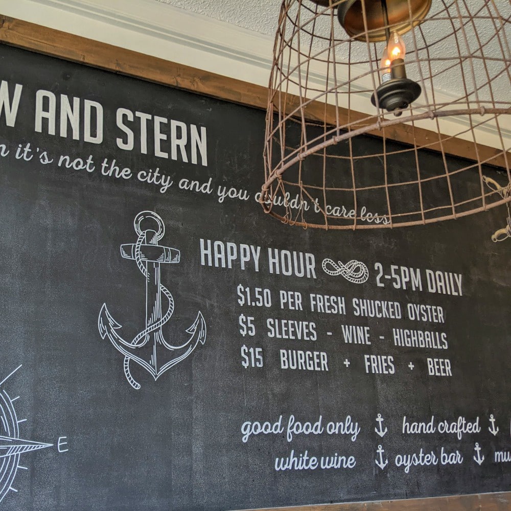 Bow & Stern Happy Hour