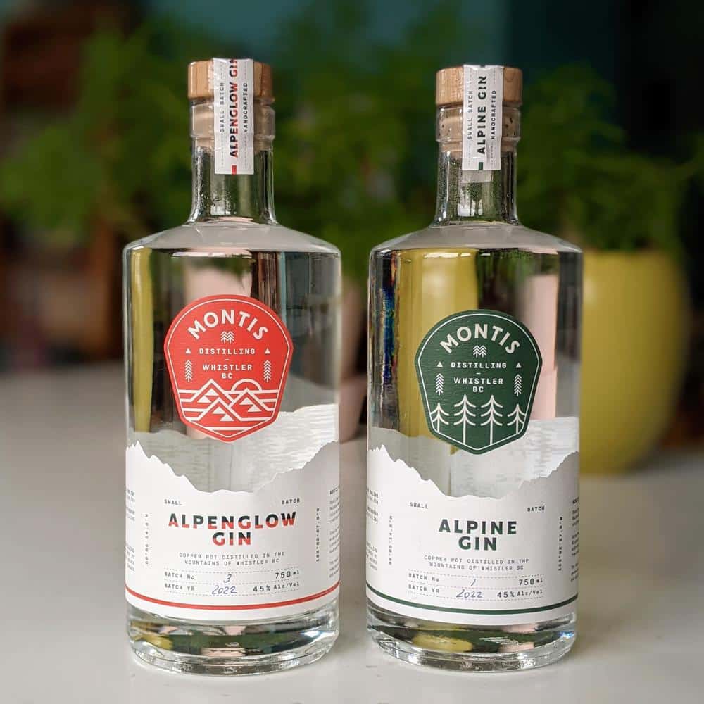 Montis Distilling Alpenglow and Alpine Gin